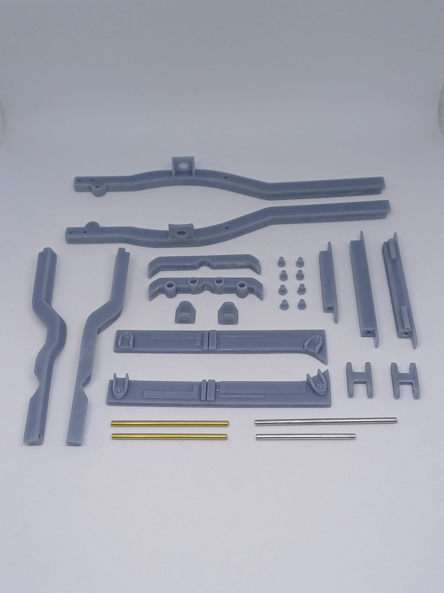 Mini Truck Chassis Double cab 1.20 scale (Nissan d21)