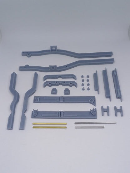 Mini Truck Chassis Double cab 1.20 scale (Nissan d21)