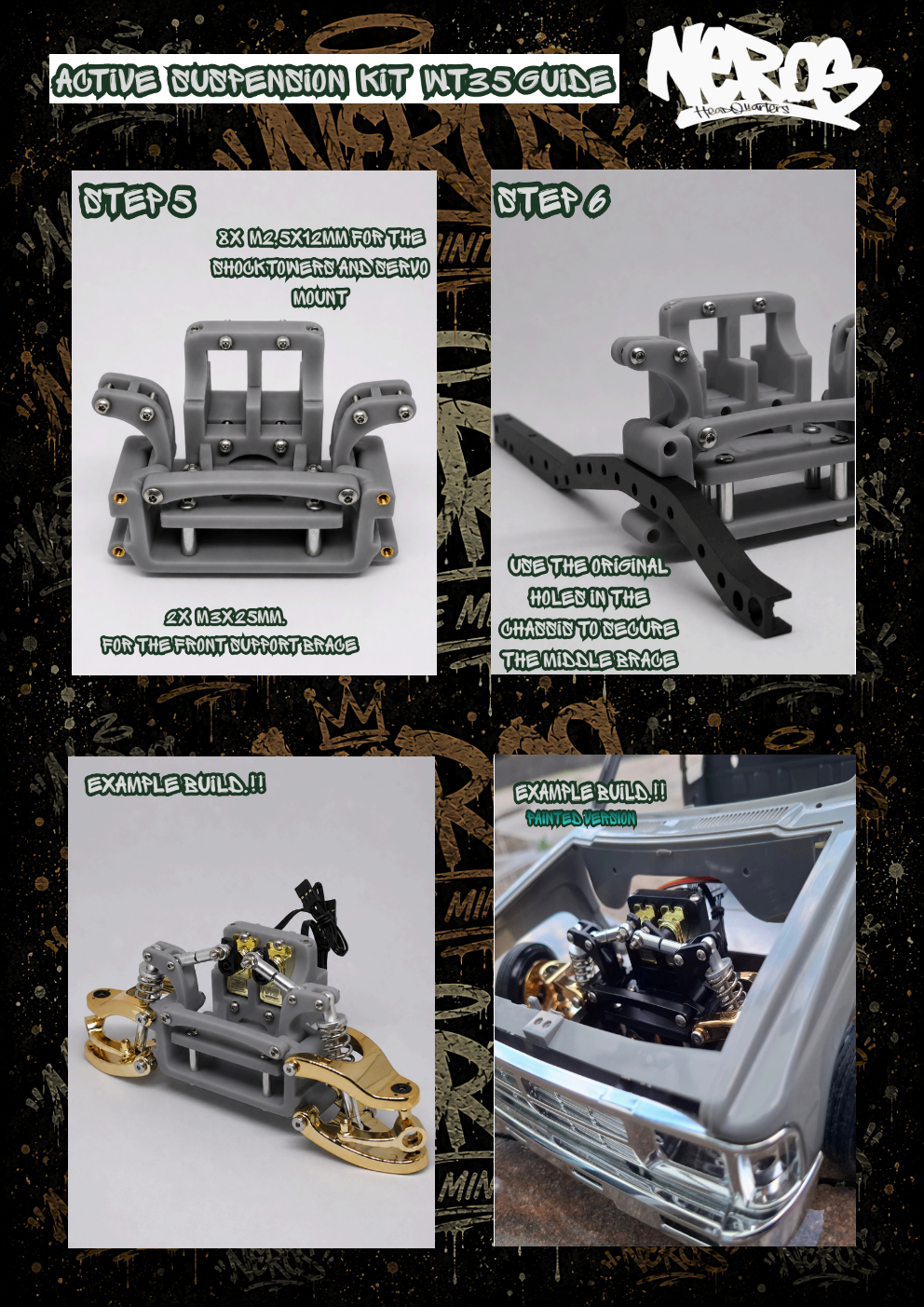 1.10 Scale Active suspension kit WT35 Set
