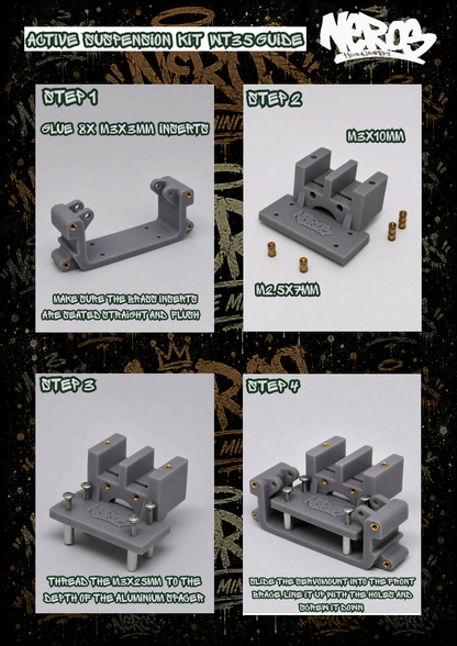 1.10 Scale Active suspension kit WT35 Set
